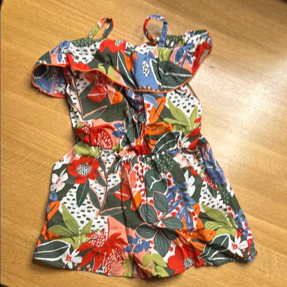 Floral Kids Romper